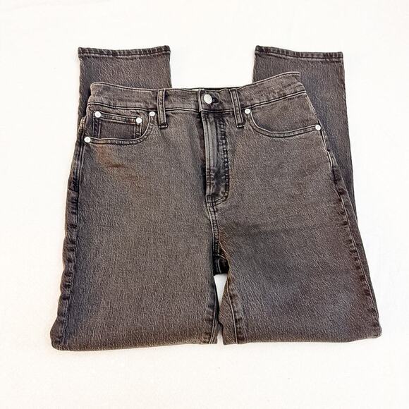 Madewell The Perfect Vintage Jean Charcoal Denim Size 27 - Picture 8 of 9